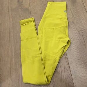 Lululemon Neon Yellow Align Leggings
